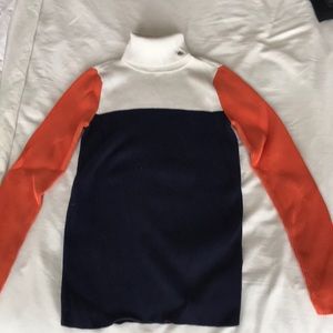 Ralph Lauren color block turtleneck sweater